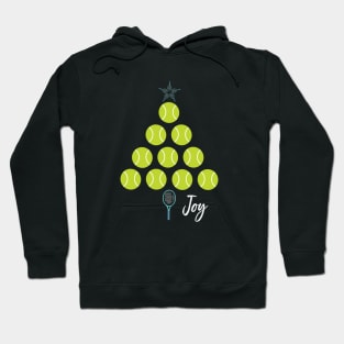 Tennis Christmas Tree Joy Hoodie